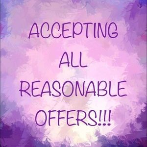 Accepting all reasonable offers! Everything must go (and more to come😉🥰)